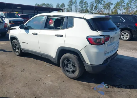 2018 Jeep Compass Sport Fwd from USA, damaged, VIN 3C4NJCAB3JT309020
